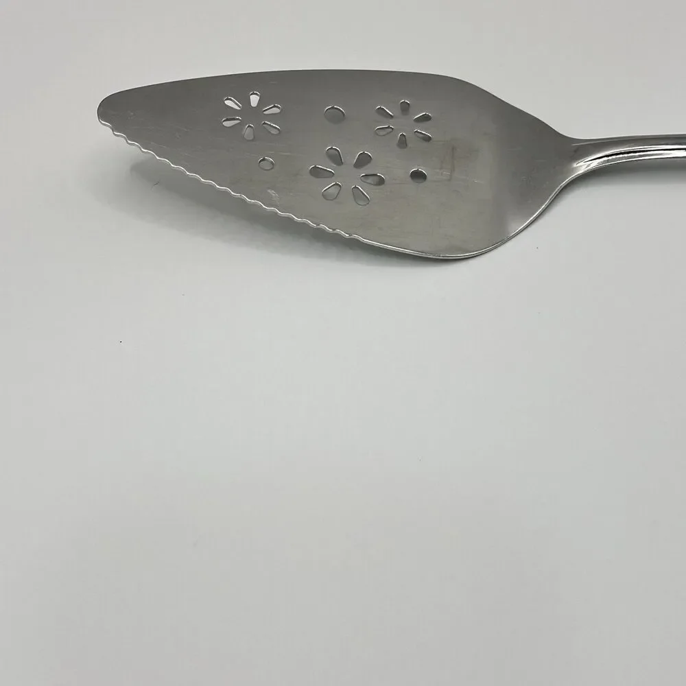 Ekco EKS7 Stainless Pie Server Glossy USA Chevron Geometric Center Flatware
